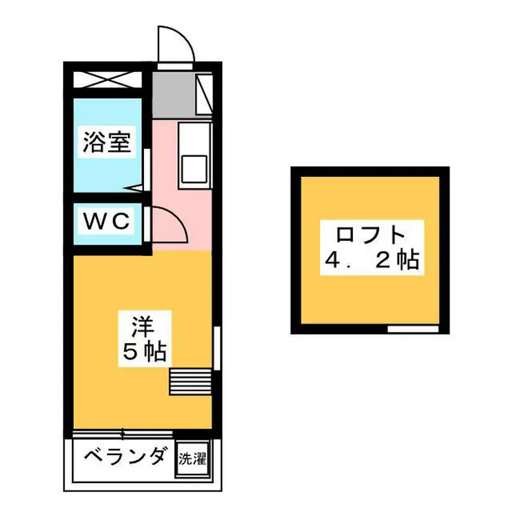 アーバンフラッツ柳沢 1階階 間取り