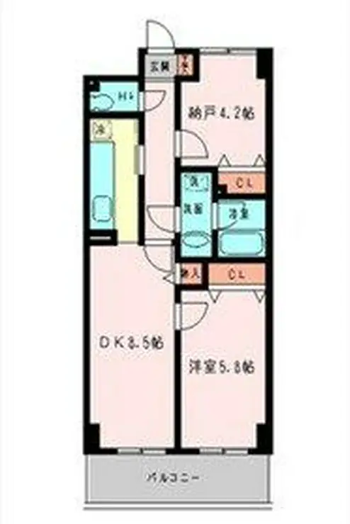 セレッソウスイ 4階階 間取り