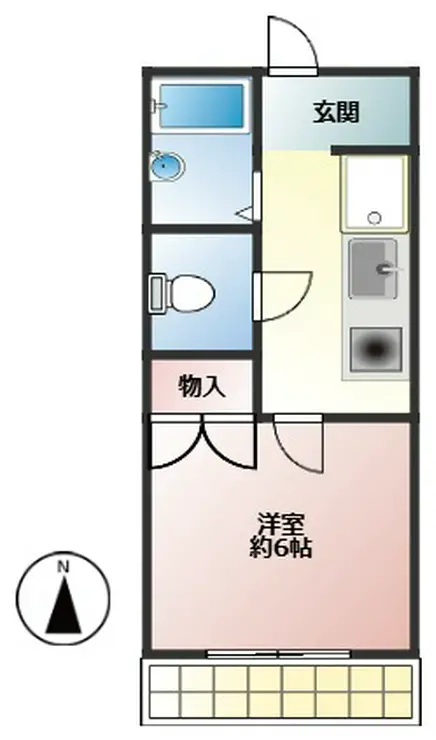 小杉フラワーハイツ 2階階 間取り