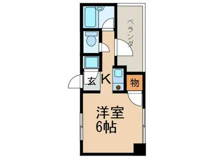 フォトリエ モリ(1K/5階)の間取り写真