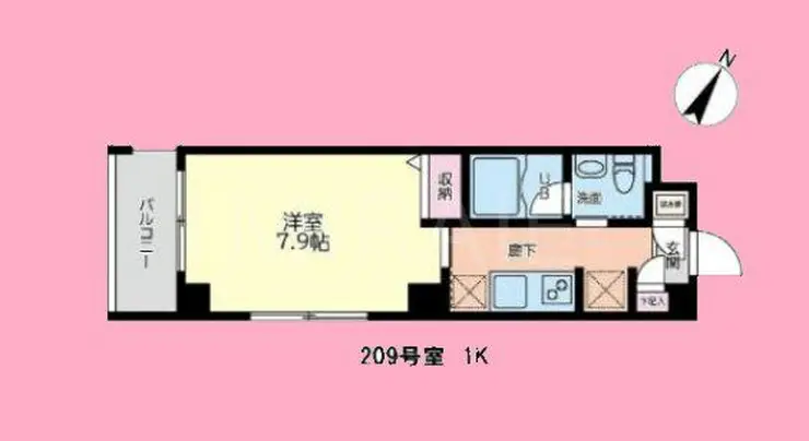 ヴァリエ原町田 2階階 間取り