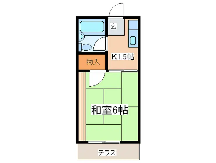 サンライフ羽鳥 1階階 間取り