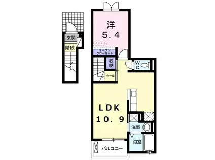 グレイス 神田(1LDK/2階)の間取り写真