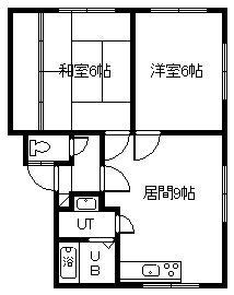 イトーピアハイツM5(2DK/2階)の間取り写真