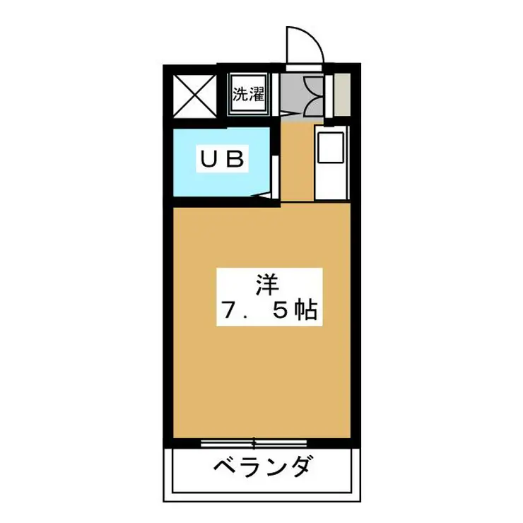 ハーミット西村 2階階 間取り