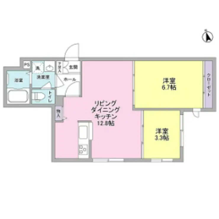 プレジオ桜丘 3階階 間取り