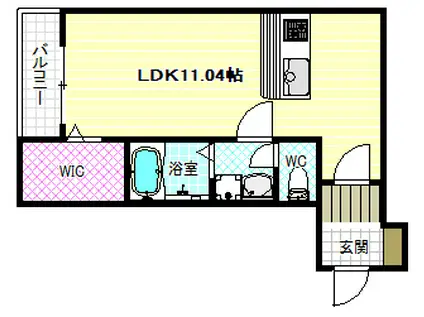 FSTYLE藤井寺道明寺1号館(ワンルーム/3階)の間取り写真