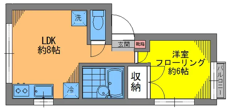 ドルチェカーサ 1階階 間取り