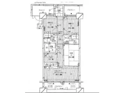 セトルコート大島(3LDK/5階)の間取り写真