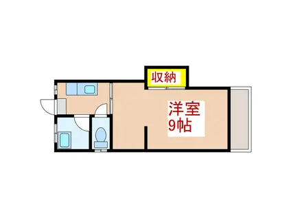 サニーハイツ(1K/1階)の間取り写真