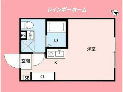 GOOD CRAFT KANAMACHI(ワンルーム/2階)の間取り写真