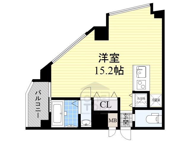 匠空TOYONAKA(ワンルーム/11階)の間取り写真