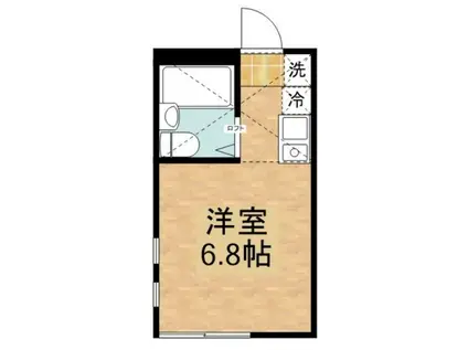 スターシェモア代田橋(ワンルーム/2階)の間取り写真