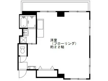 グレイス日吉第2(ワンルーム/2階)の間取り写真