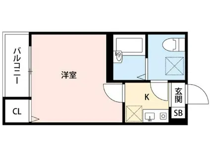 CASA MICHIZUKA(1K/2階)の間取り写真