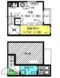 RADANCE大和田(ワンルーム/2階)の間取り写真