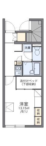 レオパレスSAKURA(1K/1階)の間取り写真