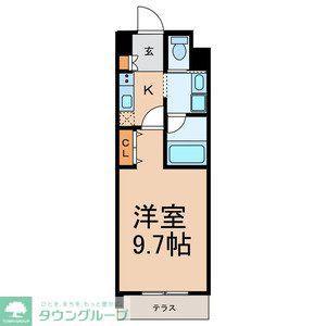 サプール津田沼(1K/1階)の間取り写真