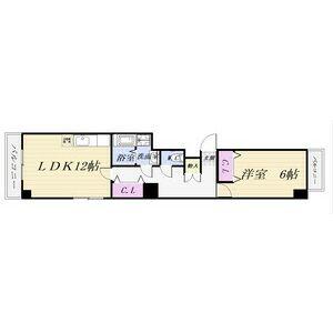 ドリーム新栄(1LDK/9階)の間取り写真