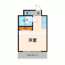 メゾン光陽(ワンルーム/3階)の間取り写真