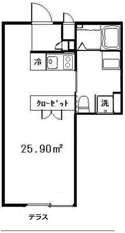 アコールティセラ初台 2階階 間取り