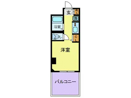 ジェイパーク恵比寿(ワンルーム/3階)の間取り写真