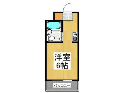 エール小平(ワンルーム/2階)の間取り写真