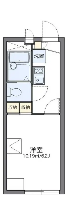 レオパレスピーヌス 1階階 間取り