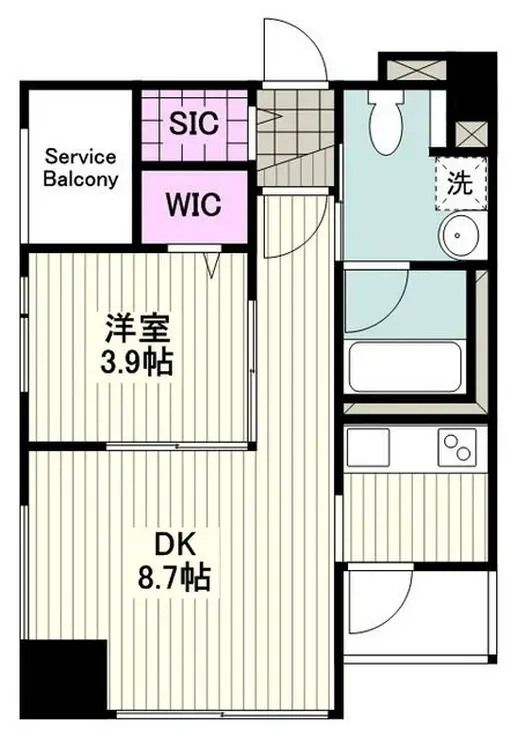 コモド鶴見アネックス 6階階 間取り