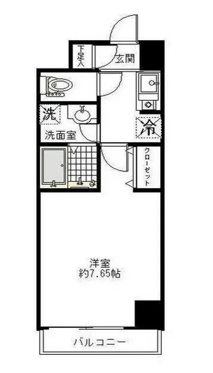 エスコート横浜関内 6階階 間取り