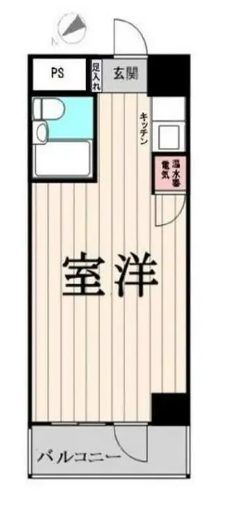 いづみハイツ茅場町 3階階 間取り