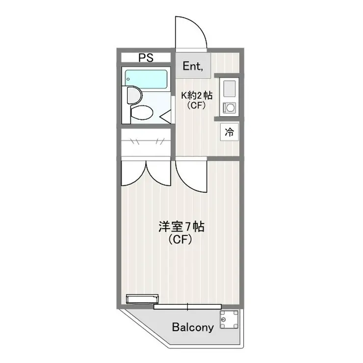 サニーサイド用賀 1階階 間取り