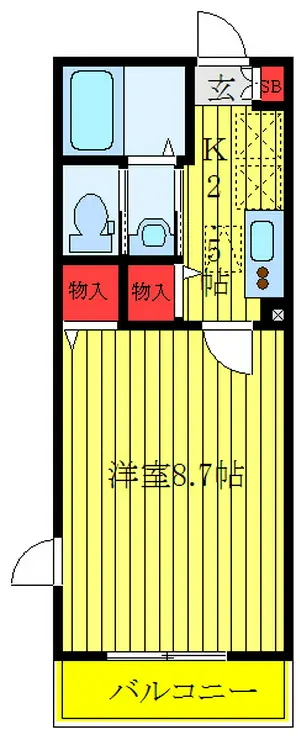 エルスタンザ赤羽 3階階 間取り