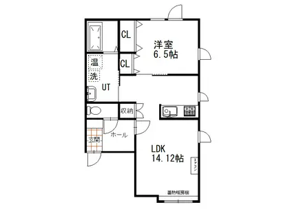 プリマベーラ(1LDK/2階)の間取り写真