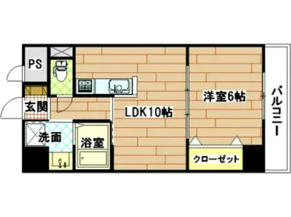 HITBLDGI(1LDK/5階)の間取り写真