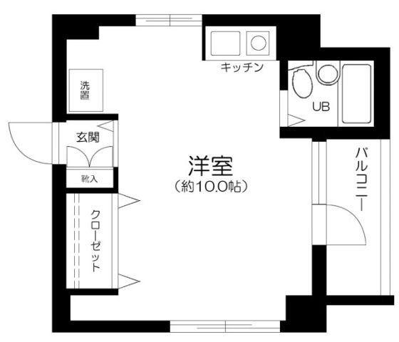 大永西早稲田ビル(ワンルーム/5階)の間取り写真