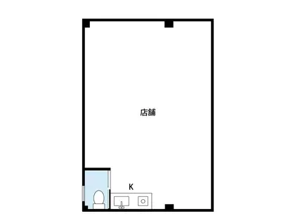 アーバン市川(ワンルーム/1階)の間取り写真