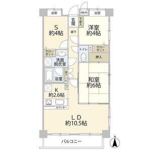 日神パレステージ亀戸第3(2SLDK/3階)の間取り写真