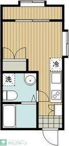 CASA AVENUE TSURUMAI(ワンルーム/4階)の間取り写真