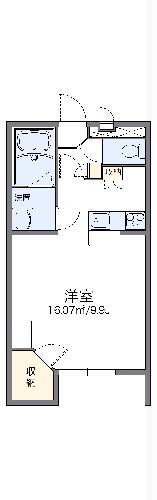 レオパレスラフィネ(1K/2階)の間取り写真
