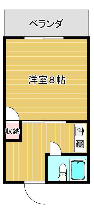 小杉スタービル(1K/5階)の間取り写真