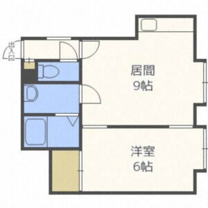 アークガーデン西岡(1LDK/3階)の間取り写真