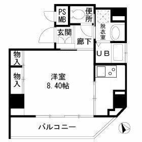 ディアコート蔵前(1K/7階)の間取り写真