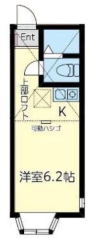 ユナイト上星川ボナパルト(ワンルーム/1階)の間取り写真