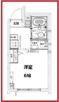 クリアル住吉II(ワンルーム/2階)の間取り写真