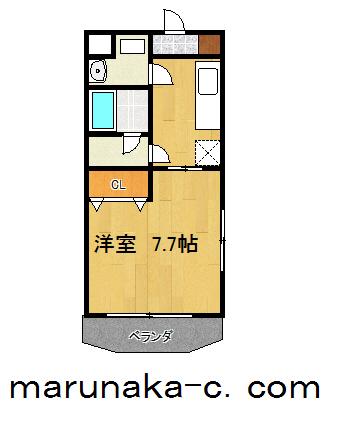 アネシス(1K/2階)の間取り写真