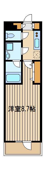 パティーナ大泉学園(1K/1階)の間取り写真