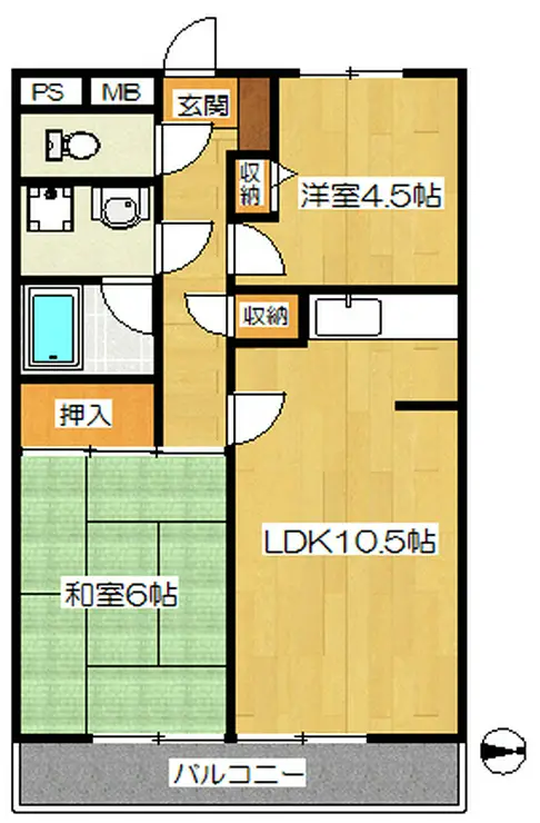 サンモール佐久間 3階階 間取り