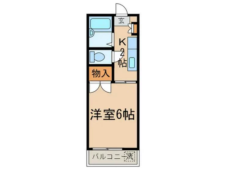 ラ・カーサ・ツリートップス 1階階 間取り