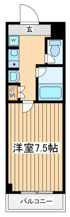 マスザワハイツ 3階階 間取り